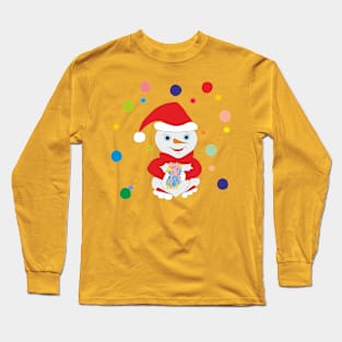 Snowman Long Sleeve T-Shirt